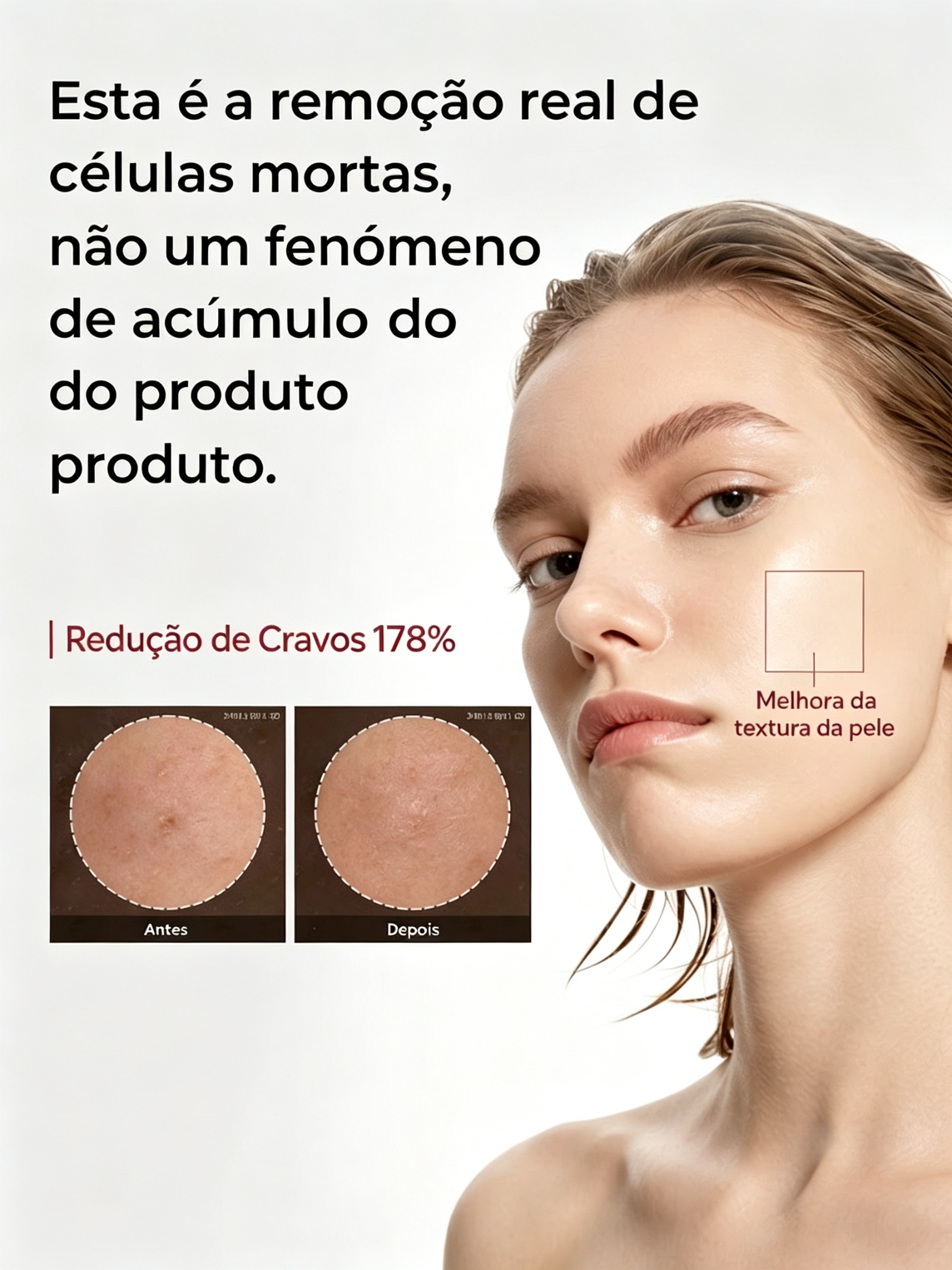 Ampola Esfoliante de Arroz Dr.Medcell Peel Shot PS 80 ml